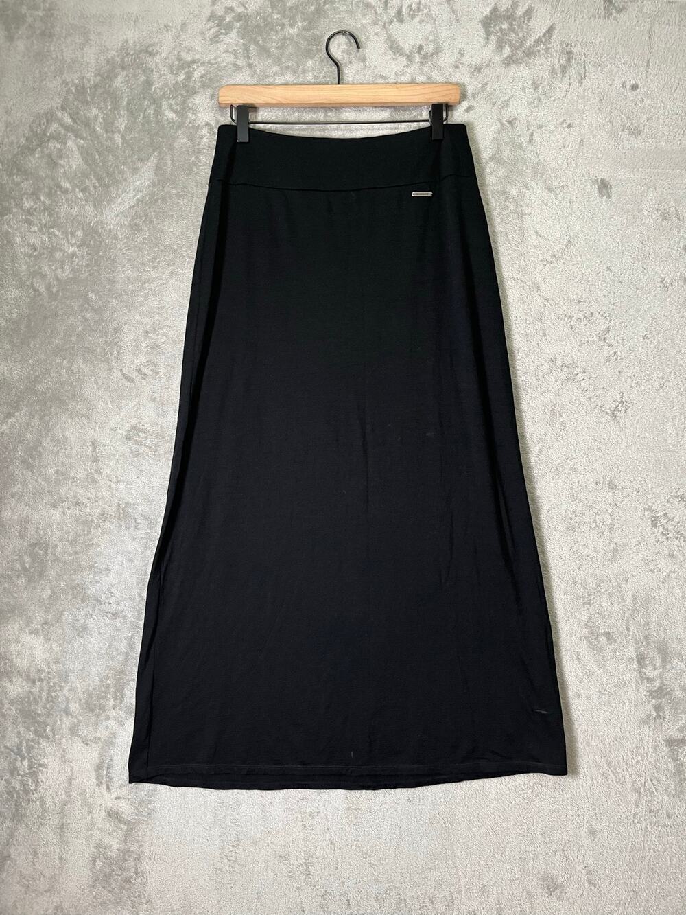Smartwool Merino Wool Knit Pull On Elastic Waist A-Line Travel Maxi Skirt Small